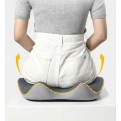 WIAN Gris Clair 385 * 440 * 95MM - Coussin En Mousse à Mémoire Four Seasons Coussin De Siège De Bureau Coussin épais Pour Les Fesses -banc et tabouret Soldes Boutique 67314668 3