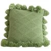 WIAN Avocat Vert 45*45 Cm Ondulé Frange Tricoté Oreiller Voiture Canapé Chaise Coussin Maison Doux Accessoires -banc et tabouret Soldes Boutique 67314789 1