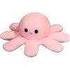 WIAN Coussin De Pieuvre Rose à Bleu Clair [40 Cm] Petit Poulpe Réversible Double Face Qui Change De Visage Octopus Happy Angry Coussin En Peluche -banc et tabouret Soldes Boutique 67314801 1