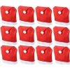 PERLE RARE Lot De 12 Housses De Chaise Noël I Rouge I Bonnet De Noel I Housse De Chaise Décoration De Noël Bonnet De Noel Housse De Chaise Housse De Chaise