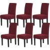 AOUGO Housses De Chaise Pour Salle à Manger Housses De Chaise De Salle à Manger Extensibles Coussins De Chaise Pour Chaises De Salle à Manger Super Fit Protecteur De Chaise De Salle à Manger Housses De Chaise Amovibles Et Lavables Lot De 6, Bordeaux 1 AOUGO Housses De Chaise Pour Salle à Manger Housses De Chaise De Salle à Manger Extensibles Coussins De Chaise Pour Chaises De Salle à Manger Super Fit Protecteur De Chaise De Salle à Manger Housses De Chaise Amovibles Et Lavables Lot De 6, Bordeaux -banc et tabouret Soldes Boutique 67370512 1