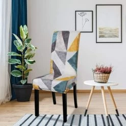 AOUGO Housses De Chaise De Salle à Manger Housses De Chaise De Salle à Manger Extensibles Housses De Protection De Chaise Amovibles Et Lavables Pour Salle à Manger, Maison, Mariage, Banquet, Hôtel (imprimé 06, Lot De 2) 8 AOUGO Housses De Chaise De Salle à Manger Housses De Chaise De Salle à Manger Extensibles Housses De Protection De Chaise Amovibles Et Lavables Pour Salle à Manger, Maison, Mariage, Banquet, Hôtel (imprimé 06, Lot De 2) -banc et tabouret Soldes Boutique 67371143 2