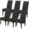 Cisea Housses De Chaises 6 Pièces Grand Taille Noir,Housses Pour Chaises De Salle A Manger Universelle, Couverture Couvre De Chaise Salon Moderne Pour Mariage Reunion 2 Cisea Housses De Chaises 6 Pièces Grand Taille Noir,Housses Pour Chaises De Salle A Manger Universelle, Couverture Couvre De Chaise Salon Moderne Pour Mariage Reunion -banc et tabouret Soldes Boutique 67416709 1