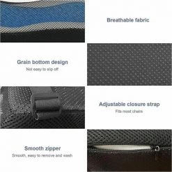 Cisea 2 Pièces Coussins D'accoudoir Pour Chaise De Bureau Et De Jeu - Coussin Avec Gel Refroidissant - Mousse à Mémoire De Forme - Pour Soulager Les Coudes -banc et tabouret Soldes Boutique 67564649 3