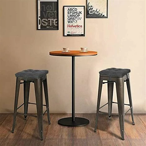 Fei Yu Coussin De Siège Carré, Tabouret De Bar Super Doux Coussin De Siège Carré Avec Attaches - Un Seul Coussin, Gris-Noir (12 '' (30 Cm)),A 7 Fei Yu Coussin De Siège Carré, Tabouret De Bar Super Doux Coussin De Siège Carré Avec Attaches - Un Seul Coussin, Gris-Noir (12 '' (30 Cm)),A – Image 5