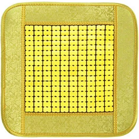 ENLENK Coussin D'Assise Rembourré Vin Rouge Galette De Siège Coussin De Chaise, Galette De Chaise, Bambou + Coton 45x45 Cm,Yellow 3 ENLENK Coussin D'Assise Rembourré Vin Rouge Galette De Siège Coussin De Chaise, Galette De Chaise, Bambou + Coton 45x45 Cm,Yellow