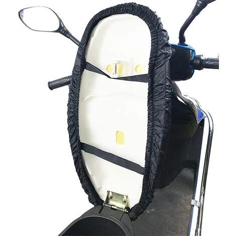 ENLENK Housses De Siège Pour Moto,Housses De Siège De Moto Universelles En Tissu Oxford Étanche Protection Solaire Extérieure Housse De Siège De Moto Protection De Siège Élastique,Noir XL 5 ENLENK Housses De Siège Pour Moto,Housses De Siège De Moto Universelles En Tissu Oxford Étanche Protection Solaire Extérieure Housse De Siège De Moto Protection De Siège Élastique,Noir XL – Image 3