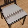 ENLENK Classique Repas Coussins De Chaise Coussin,Épaissir Patio Coussin D'assise Lavable Intérieur Extérieur Aliments Décor à La Maison Respirant Farcies Galette De Chaise Gris Clair 40x40cm(16x16inch) -banc et tabouret Soldes Boutique 67684182 1
