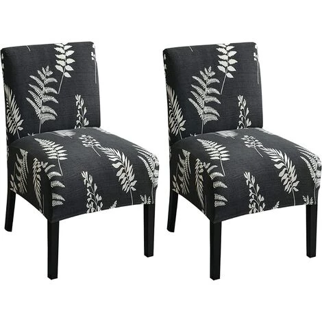 AOUGO 2 Pièces Housse De Chaise Sans Accoudoirs Imprimée Housse De Chaise D'appoint Sans Accoudoirs Amovible Housse De Chaise D'appoint Amovible Pour Salon, Salle à Manger, Chaise D'appoint Sans Accoudoirs D'hôtel,19 3 AOUGO 2 Pièces Housse De Chaise Sans Accoudoirs Imprimée Housse De Chaise D'appoint Sans Accoudoirs Amovible Housse De Chaise D'appoint Amovible Pour Salon, Salle à Manger, Chaise D'appoint Sans Accoudoirs D'hôtel,19