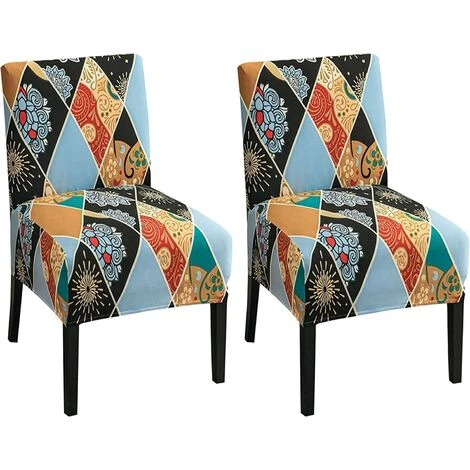 AOUGO 2 Pièces Housse De Chaise Sans Bras Imprimée Housse De Chaise D'appoint Sans Bras Housse De Chaise D'appoint Amovible Pour Salon Salle à Manger Hôtel Chaise D'appoint Sans Bras,10 3 AOUGO 2 Pièces Housse De Chaise Sans Bras Imprimée Housse De Chaise D'appoint Sans Bras Housse De Chaise D'appoint Amovible Pour Salon Salle à Manger Hôtel Chaise D'appoint Sans Bras,10