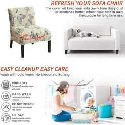 AOUGO 2 Pièces Housse De Chaise Sans Bras Imprimée Housse De Chaise D'appoint Sans Bras Housse De Chaise D'appoint Amovible Pour Salon Salle à Manger Hôtel Chaise D'appoint Sans Bras,04 10 AOUGO 2 Pièces Housse De Chaise Sans Bras Imprimée Housse De Chaise D'appoint Sans Bras Housse De Chaise D'appoint Amovible Pour Salon Salle à Manger Hôtel Chaise D'appoint Sans Bras,04 -banc et tabouret Soldes Boutique 67704654 4