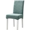 CSPARKV Housse De Chaise Une Pièce En Velours Polaire épaissi élastique Hôtel Restaurant Restaurant Housse De Chaise Anti-salissure Housse De Tabouret Vert Dos Bas S [35-45cm] + Régulier M [45-55cm] 2 à Vendre -banc et tabouret Soldes Boutique 67716154 1