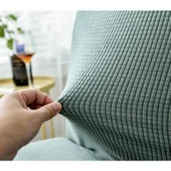 CSPARKV Housse De Chaise Une Pièce En Velours Polaire épaissi élastique Hôtel Restaurant Restaurant Housse De Chaise Anti-salissure Housse De Tabouret Vert Dos Bas S [35-45cm] + Régulier M [45-55cm] 2 à Vendre -banc et tabouret Soldes Boutique 67716154 3