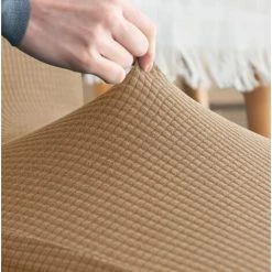 CSPARKV Couverture élastique De Chaise De Salle à Manger D'hôtel à La Maison Couverture Imperméable De Chaise De Flanelle De Noyau De Maïs Poudre De Racine De Lotus Dos Moyen -banc et tabouret Soldes Boutique 67895727 3