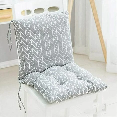 YOOUYIDA Lot De 1 Coussin De Chaise Avec Dossier Coussins De Siège De Chaise Pour Chaises De Cuisine, Jardin, Salle à Manger - Pas De Chaise 40cm*40cm (F) 3 YOOUYIDA Lot De 1 Coussin De Chaise Avec Dossier Coussins De Siège De Chaise Pour Chaises De Cuisine, Jardin, Salle à Manger - Pas De Chaise 40cm*40cm (F)