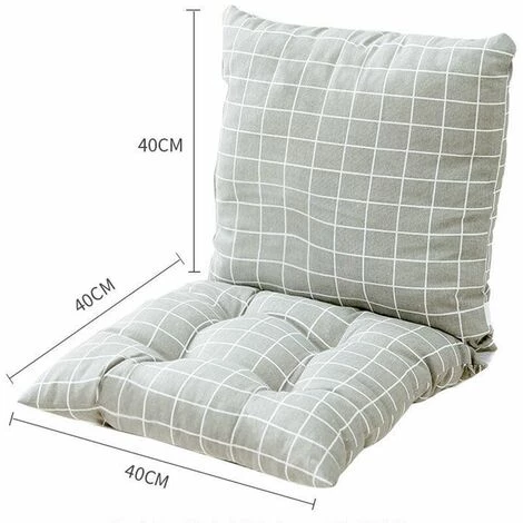 YOOUYIDA Lot De 1 Coussin De Chaise Avec Dossier Coussins De Siège De Chaise Pour Chaises De Cuisine, Jardin, Salle à Manger - Pas De Chaise 40cm*40cm (F) 7 YOOUYIDA Lot De 1 Coussin De Chaise Avec Dossier Coussins De Siège De Chaise Pour Chaises De Cuisine, Jardin, Salle à Manger - Pas De Chaise 40cm*40cm (F) – Image 5