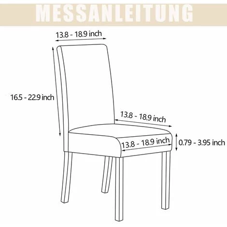 YOOUYIDA BETTE Housses De Chaise 4 Pièces , Couverture De Chaise De Salle à Manger Extensible Protection De Chaise Moderne Lavable Pour La Décoration Fête Banquets Hôtel De Bureau(Beige) 4 YOOUYIDA BETTE Housses De Chaise 4 Pièces , Couverture De Chaise De Salle à Manger Extensible Protection De Chaise Moderne Lavable Pour La Décoration Fête Banquets Hôtel De Bureau(Beige) – Image 2