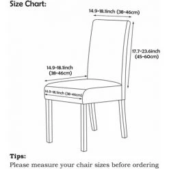 YOOUYIDA Housse De Chaise 4 Pièces Couverture De Chaise Universelle Facile à Nettoyer Et Durable Pour Hôtels, Fêtes, Maison, Restaurants, Cuisines (Feuille Verte, 4 Pièces) 9 YOOUYIDA Housse De Chaise 4 Pièces Couverture De Chaise Universelle Facile à Nettoyer Et Durable Pour Hôtels, Fêtes, Maison, Restaurants, Cuisines (Feuille Verte, 4 Pièces) -banc et tabouret Soldes Boutique 67896735 3
