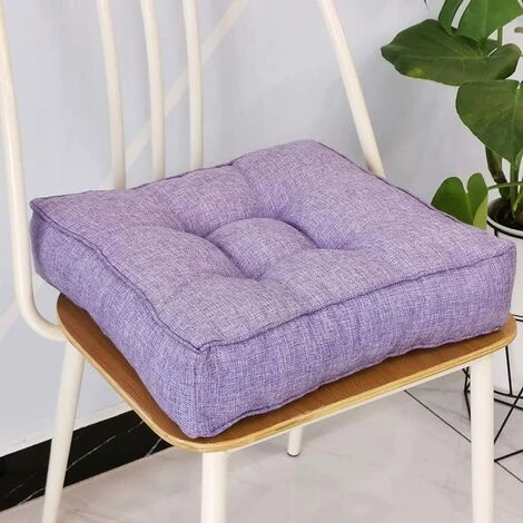 GRID COOL Coussins épais Pour Siège De Chaise, Coussins De Chaise Doux Pour Salle à Manger, Coussins De Chaise D'intérieur Et D'extérieur Pour Jardin, Bureau à Domicile (50 X 50 Cm, Violet) 3 GRID COOL Coussins épais Pour Siège De Chaise, Coussins De Chaise Doux Pour Salle à Manger, Coussins De Chaise D'intérieur Et D'extérieur Pour Jardin, Bureau à Domicile (50 X 50 Cm, Violet)
