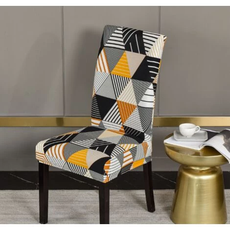 CSPARKV Housse De Chaise Nouvelle Housse De Chaise élastique Maison Couverture De Chaise De Noël Siamois Rouleau Feuille Motif Taille Universelle 7 CSPARKV Housse De Chaise Nouvelle Housse De Chaise élastique Maison Couverture De Chaise De Noël Siamois Rouleau Feuille Motif Taille Universelle – Image 5