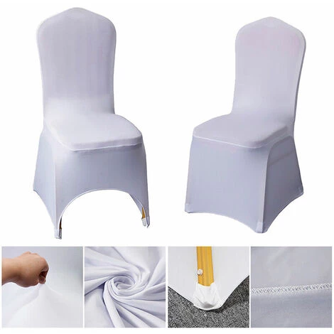YIDOMDE Couverture Housses De Chaise Mariage Housse De Chaise Housse De Chaise Banquet Pour Chaises Sans Bras Polyester Et šŠlasthanne šŠlastique SoiršŠe CšŠlšŠbration DšŠcoration , Blanc Tout Compris 3 YIDOMDE Couverture Housses De Chaise Mariage Housse De Chaise Housse De Chaise Banquet Pour Chaises Sans Bras Polyester Et šŠlasthanne šŠlastique SoiršŠe CšŠlšŠbration DšŠcoration , Blanc Tout Compris