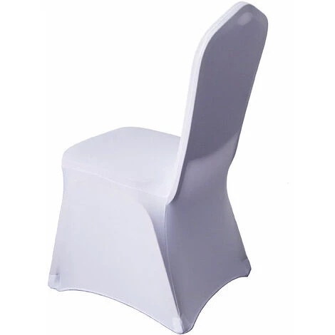 YIDOMDE Couverture Housses De Chaise Mariage Housse De Chaise Housse De Chaise Banquet Pour Chaises Sans Bras Polyester Et šŠlasthanne šŠlastique SoiršŠe CšŠlšŠbration DšŠcoration , Blanc Tout Compris 4 YIDOMDE Couverture Housses De Chaise Mariage Housse De Chaise Housse De Chaise Banquet Pour Chaises Sans Bras Polyester Et šŠlasthanne šŠlastique SoiršŠe CšŠlšŠbration DšŠcoration , Blanc Tout Compris – Image 2