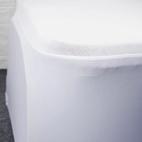 YIDOMDE Couverture Housses De Chaise Mariage Housse De Chaise Housse De Chaise Banquet Pour Chaises Sans Bras Polyester Et šŠlasthanne šŠlastique SoiršŠe CšŠlšŠbration DšŠcoration , Blanc Tout Compris 5 YIDOMDE Couverture Housses De Chaise Mariage Housse De Chaise Housse De Chaise Banquet Pour Chaises Sans Bras Polyester Et šŠlasthanne šŠlastique SoiršŠe CšŠlšŠbration DšŠcoration , Blanc Tout Compris – Image 3
