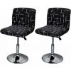 GRID COOL Housse De Tabouret De Bar Extensible, 2PCS Housse De Chaise Haute Imprimée Pour Bar Couvre De Chaise De Salle à Manger Haute, Protecteur De Siège De Chaise De Salle à Manger -banc et tabouret Soldes Boutique 68073393 1