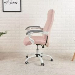 Cisea Housse De Chaise De Bureau Imperméable Rose Extensible Jacquard Housse De Chaise D'ordinateur Fauteuil Taille M 10 Cisea Housse De Chaise De Bureau Imperméable Rose Extensible Jacquard Housse De Chaise D'ordinateur Fauteuil Taille M -banc et tabouret Soldes Boutique 68078435 4