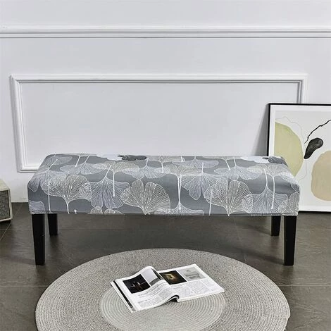 PERLE RARE Housse De Banc De Salle à Manger Imprimée Housses De Coussin De Siège De Banc Imprimées Housse De Banc Rembourrée Extensible Housses De Chaise De Salle à Manger Amovibles Et Lavables Pour Chambre à Coucher, Salon 4 PERLE RARE Housse De Banc De Salle à Manger Imprimée Housses De Coussin De Siège De Banc Imprimées Housse De Banc Rembourrée Extensible Housses De Chaise De Salle à Manger Amovibles Et Lavables Pour Chambre à Coucher, Salon – Image 2