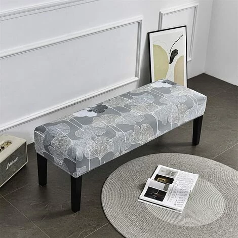 PERLE RARE Housse De Banc De Salle à Manger Imprimée Housses De Coussin De Siège De Banc Imprimées Housse De Banc Rembourrée Extensible Housses De Chaise De Salle à Manger Amovibles Et Lavables Pour Chambre à Coucher, Salon 6 PERLE RARE Housse De Banc De Salle à Manger Imprimée Housses De Coussin De Siège De Banc Imprimées Housse De Banc Rembourrée Extensible Housses De Chaise De Salle à Manger Amovibles Et Lavables Pour Chambre à Coucher, Salon – Image 4