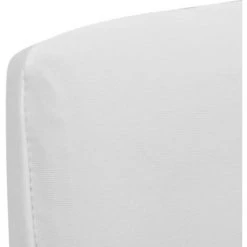 LangRay Maison & Jardin Housses Extensibles De Chaise 6 Pcs Blanc -banc et tabouret Soldes Boutique 68276736 2