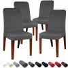 QERSTA Housse De Chaise Moderne De Grande Taille Sans Accoudoirs Housse élastique De Protection De Siège De Chaise Lavable Amovible Pour Salle à Manger Cuisine Hôtel Restaurant Fête De Mariage 4 Pièces (gris) - Gris 1 QERSTA Housse De Chaise Moderne De Grande Taille Sans Accoudoirs Housse élastique De Protection De Siège De Chaise Lavable Amovible Pour Salle à Manger Cuisine Hôtel Restaurant Fête De Mariage 4 Pièces (gris) - Gris -banc et tabouret Soldes Boutique 68487622 1