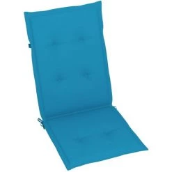 VidaXL Coussin De Chaise De Jardin 4 Pcs Bleu 120 X 50 X 3 Cm - Bleu -banc et tabouret Soldes Boutique 6916841 3