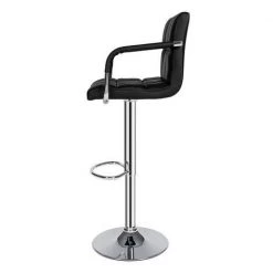 TECTAKE Lot De 2 Chaises De Bar Avec Accoudoirs Pivotantes Et Réglables En Hauteur 62,5 Cm - 82,5 Cm Noir - Noir 10 TECTAKE Lot De 2 Chaises De Bar Avec Accoudoirs Pivotantes Et Réglables En Hauteur 62,5 Cm - 82,5 Cm Noir - Noir -banc et tabouret Soldes Boutique 7514070 4