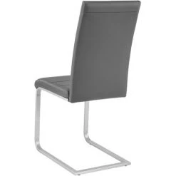 TECTAKE 4 Chaises De Salle à Manger Rembourrées Design Moderne Pieds En Métal Gris - Gris 10 TECTAKE 4 Chaises De Salle à Manger Rembourrées Design Moderne Pieds En Métal Gris - Gris -banc et tabouret Soldes Boutique 7762541 4