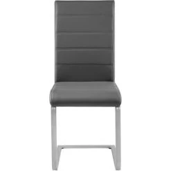 TECTAKE 4 Chaises De Salle à Manger Rembourrées Design Moderne Pieds En Métal Gris - Gris 11 TECTAKE 4 Chaises De Salle à Manger Rembourrées Design Moderne Pieds En Métal Gris - Gris -banc et tabouret Soldes Boutique 7762541 5