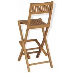 VidaXL Tabourets Pliables De Bar D'extérieur 2 Pcs Bois De Teck Solide - Brun 8 VidaXL Tabourets Pliables De Bar D'extérieur 2 Pcs Bois De Teck Solide - Brun -banc et tabouret Soldes Boutique 8252069 2