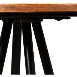 VidaXL Tabourets De Bar 4 Pcs Bois Massif De Récupération - Brun -banc et tabouret Soldes Boutique 8817730 5