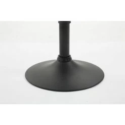 CLP Tabouret De Bar Braga Tissu Taupe Métal Noir Mat -banc et tabouret Soldes Boutique 9165604 4