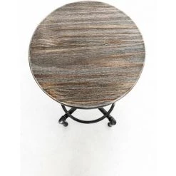 CLP Tabouret De Bar Lumos Antique Argenté -banc et tabouret Soldes Boutique 9165837 4