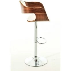 CLP Tabouret De Bar Kingston Noyer/blanc -banc et tabouret Soldes Boutique 9166900 3