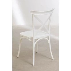 Chaise De Jardin Empilable Otax SKLUM Polypropylène - Blanc -banc et tabouret Soldes Boutique 9238945 5