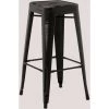 Tabouret Haut Vintage En Acier LIX SKLUM Acier - Noir -banc et tabouret Soldes Boutique 9239306 1