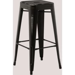 Tabouret Haut Vintage En Acier LIX SKLUM Acier - Noir