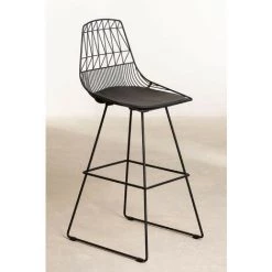 Tabouret Haut En Acier (76 Cm) Joahn SKLUM Acier - Noir -banc et tabouret Soldes Boutique 9239577 3