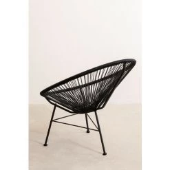 Lot 2 Chaises New Acapulco SKLUM Polyéthylène - Acier - Noir 11 Lot 2 Chaises New Acapulco SKLUM Polyéthylène - Acier - Noir -banc et tabouret Soldes Boutique 9298719 5