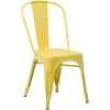 Chaise Empilable LIX SKLUM Acier - Jaune -banc et tabouret Soldes Boutique 9355563 1