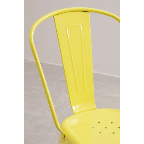 Chaise Empilable LIX SKLUM Acier - Jaune 7 Chaise Empilable LIX SKLUM Acier - Jaune – Image 5