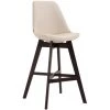 CLP Tabouret De Bar Cannes Similicuir Beige Cappuccino -banc et tabouret Soldes Boutique 9379529 1